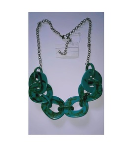 Collier en résine époxy fait main aux couleurs mélangées pour femmes, design classique, bijoux chrétiens de haute qualité pour les mariages, les fêtes, les cadeaux - Product Image 6