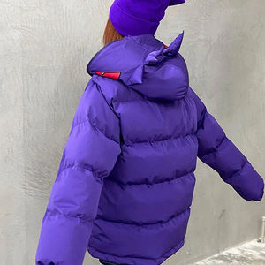 Haute qualité hiver orignal rembourré doudoune coton hommes à capuche surdimensionné Streetwear pleine fermeture éclair à capuche vers le bas manteau unisexe - Product Image 6