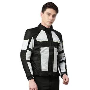 Blouson de moto Cordura Racing avec protection des épaules, des coudes et du dos Blouson de moto en textile Cordura - Product Image 4