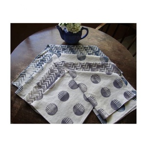 Custom Made Your Own Design With Remarkable Kitchen 100% Cotton Bulk Organic Absorbent Hand Block Digital Printed Tea Towels - Product Image 3