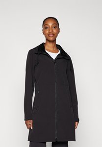 Chaqueta Softshell de Agaram para mujer, color negro, diseño personalizado, ligera y acolchada, a precio de fábrica, chaquetas de exterior para correr cortavientos de manga larga - Product Image 5