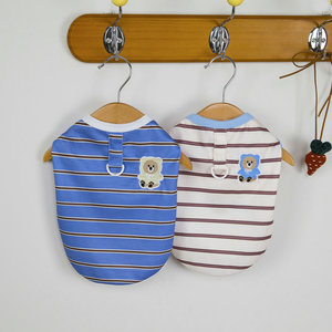 Ropa de Verano para Perros, Linda Ropa a Rayas para Mascotas, Chaleco Ligero para Cachorros, Trajes para Perros Pequeños - Product Image 4