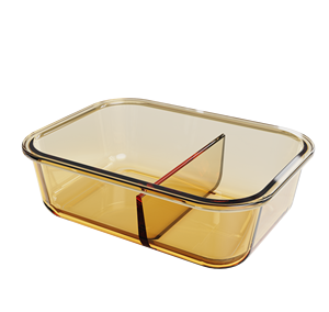 ชามแก้วผสมอาหาร ทนความร้อน ชามสลัด ชามแก้วสีเหลืองอำพัน ชามเสิร์ฟอาหาร ชามเตรียมอาหารในครัว - Product Image 4