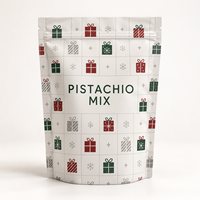 Emballage personnalisé pour mélange de pistaches, sachet refermable résistant à l'humidité