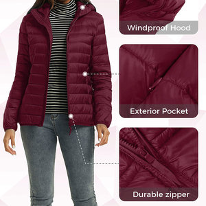 New Arrival Cheap Price <b>Lightweight</b> Product <b>Women</b> <b>Puffer</b> <b>Jacket</b> High Quality Breathable Regular Wear Long Sleeves <b>Jackets</b> <b>Women</b> - Product Image 5