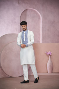 Bluevine Heritage designer kurta - Product Image 4