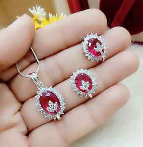 Trending American Diamond Pendant Set Cz Stone Party Wear Premium Design Indian Women Jewellery Handmade Bulk Product - Product Image 4