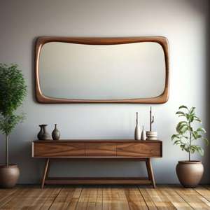 El último marco de espejo de madera de alta calidad para mejorar la decoración clásica o contemporánea del Hogar disponible a buen precio - Product Image 6