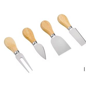 Juego de herramientas de cocina duradero ecológico hecho a mano, utensilios de acero inoxidable, revestimiento de efecto oro rosa, manijas de madera para el hogar - Product Image 2