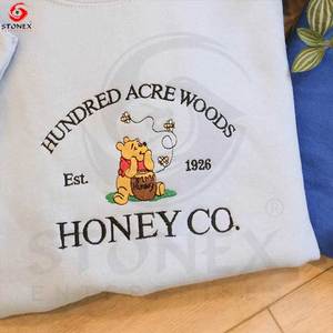 Jersey de invierno con logotipo personalizado para mujer con cuello redondo forrado Sudadera marrón con hombros caídos Estilo informal lavado - Product Image 6