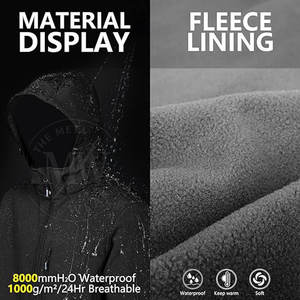 Veste Softshell Homme Grande Taille Nouvelle Collection Tendance Col Montant Logo Avant Écologique Respirante Hiver – Meilleure Vente - Product Image 5