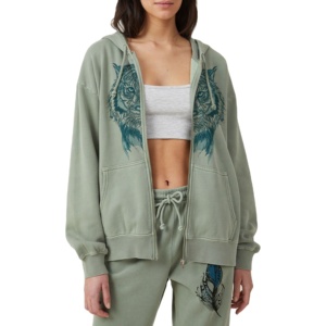 Style de marque mode à manches longues femmes brodé à capuche Streetwear à capuche tricoté Polyester/coton pull hiver - Product Image 1