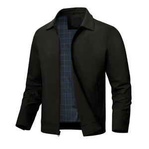 Chaqueta Cortavientos Impermeable y Transpirable Personalizada al por Mayor para Hombre con Cremallera, Estilo Clásico y Moderno para Uso en Exteriores - Product Image 1