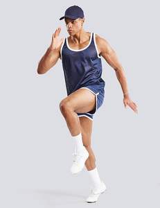 เสื้อกล้ามเล่นฟิตเนสแขนกุดตาข่ายระบายอากาศได้ดีเสื้อกล้ามบาสเก็ตบอลพิมพ์ลายโลโก้ได้ตามต้องการ - Product Image 6