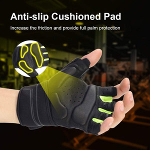 ถุงมือออกกำลังกายยางนีโอพรีนพร้อมสายรัดข้อมือสำหรับออกกำลังกายยกน้ำหนัก - Product Image 3
