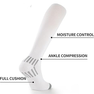 Haute qualité anti-dérapant Compression tricoté athlétique équipage chaussettes de sport hommes enfants Logo football autres sports fabriqués par des sports habillés - Product Image 6