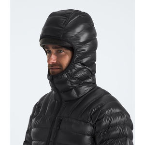 Doudoune noire de haute qualité 2026 avec capuche, style streetwear hiver, manteau matelassé avec logo frontal, nouveau style extérieur pour homme - Product Image 5
