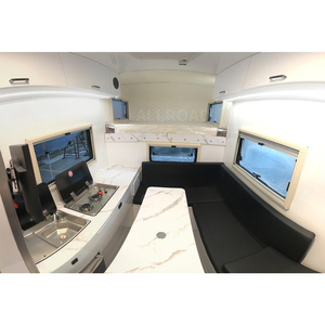 Personnalisation Extérieure 4x4 Camion Camper En Aluminium Hors Route Caravane Par Voie Terrestre Ramassage Campeurs - Product Image 6