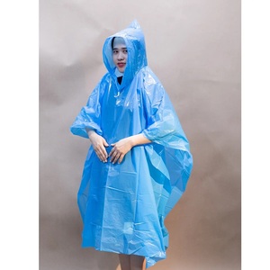 เสื้อกันฝนสำหรับปั่นจักรยานแบบคนเดียวกันน้ำขนาด130ซม. เสื้อกันฝนพลาสติก PE จากเวียดนาม - Product Image 6