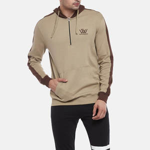 Sudaderas con capucha con cremallera corta básicas de alta calidad, ropa de calle transpirable a la moda, sudaderas para hombres - Product Image 4