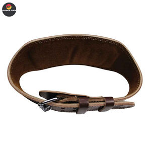 Nouveau 2023 échantillon gratuit lesté confortable en cuir soutien d'entraînement d'haltérophilie Simple ceinture solide - Product Image 2