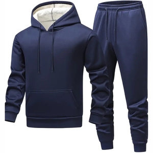 Venta al por mayor personalizable Unisex gimnasio chándal Spandex/algodón polar impreso Casual Streetwear con capucha lavado ácido color sólido - Product Image 2