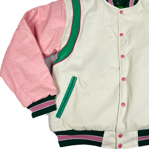 Blouson Bomber en Laine et Soie/Coton avec Logo Brodé Premium sur le Devant, Imperméable, Réversible et Haute Visibilité - Product Image 6