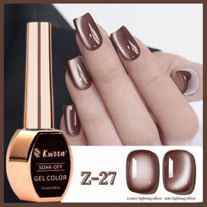 Vernis à ongles magnétique UV Kween Smoky Chocolate Double Rhythm pour manucure - Product Image 5
