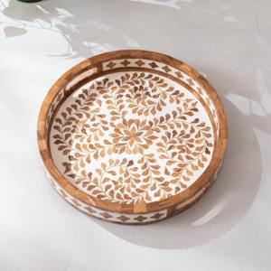 Plateau de service moderne en bois émaillé pour cuisine et restaurant - Product Image 4