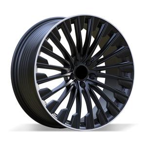Rines de Aluminio Forjado de 20x9 Pulgadas con Acabado Negro Mate Mecanizado, 30mm, 5x112, 5x130 para G63, G550, G500, GLS450, GLE53, GLE450, GLC300 - Product Image 1