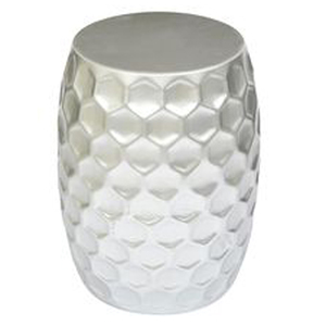 Mesa redonda de metal con detalles en plata, taburete de corte de madera, muebles de diseño doble, decoración de mesa de centro de almacenamiento - Product Image 6