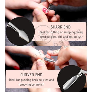 Outil de manucure antidérapant à double tête pour les peaux mortes de haute qualité avec concept de beauté - Product Image 3