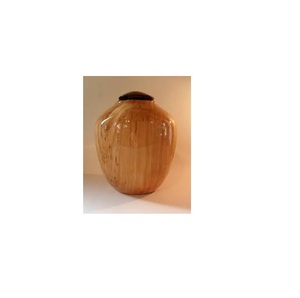 Urna de cremación de madera de Acacia para adultos, suministros decorativos disponibles en forma y tamaño personalizados - Product Image 1