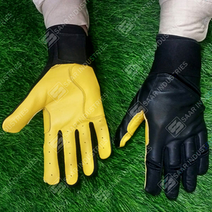 Hot Selling Baseball Batting Gloves with Polyester/Cotton Material and Hook and Loop Closure Long/Short Cuff Price - Product Image 4