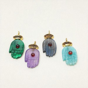 Colgante de mano tallada de amazonita 21x14mm 925, juego de pinzas chapadas en oro y plata, abalorios de piedras preciosas hechas a mano, venta al por mayor, abalorio de joyería de plata - Product Image 5