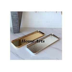 Bandeja para servir té y café de diseño clásico Bandeja para servir fechas de chocolates de color plateado de la mejor calidad para la superventa - Product Image 3