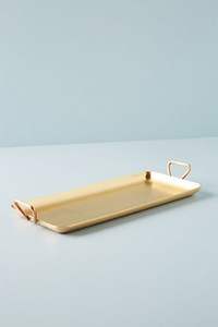 Plateau décoratif pour la maison de qualité supérieure plateau de service à café et thé en métal au design admirable de fournisseurs en gros - Product Image 5