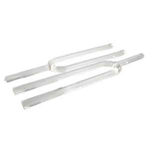 Núi Mưa 20Mm Pha Lê Điều Chỉnh Ngã Ba Thiết Lập Với 8 Frosted Thiết Kế Hợp Kim Nhôm Trường Hợp 440/432Hz Tinh Thể Thạch Anh Cho Âm Thanh Chữa Bệnh - Product Image 4