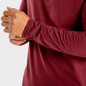 เสื้อยืดแขนยาวผู้ชายใหม่ล่าสุดสวมใส่สบายระบายอากาศได้ดี - Product Image 3