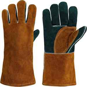 ถุงมือเชื่อมหนังวัวกันแรงกระแทกป้องกันการสั่นสะเทือนทนทานมาใหม่ - Product Image 6