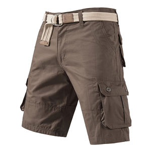 Vente en gros 2024 Short cargo d'été en coton pour hommes avec logo personnalisé OEM Streetwear anti-rides décontracté pour hommes avec plusieurs poches - Product Image 1