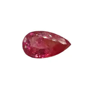 Pemasok Internasional dari 100% Asli Batu Permata 2.07 Berharga 10.2X5.8 Mm Ruby Pir Batu Permata dengan Harga Rendah