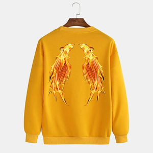 Sweat-shirt grande taille de haute qualité pour hommes Sweat-shirt surdimensionné à col rond uni 100% coton à vendre - Product Image 6