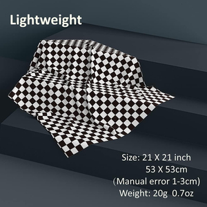 Hip Hop Style Silk Bandanas for Adults New Design Multifunctional Skull Square <b>Scarves</b> Breathable Quick Dry Weeding Gift - Product Image 3