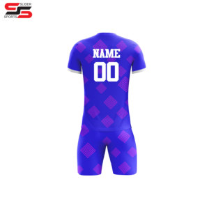 Venta al por mayor de camisetas de fútbol conjunto completo negro blanco rayas equipo de fútbol uniforme Conjunto de camiseta de fútbol - Product Image 2