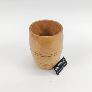 Verre en bois fait à la main pour un usage quotidien Cuisine Salle à manger Bar rustique Cadeaux écologiques par Tradebyd - Product Image 3