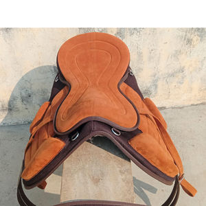 Silla de montar para caballo Freemax sin árbol de alta calidad, totalmente de gamuza, multiusos - Product Image 5