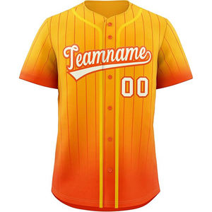 2025 nouveau Design impression personnalisé Vintage séchage rapide respirant hommes Baseball Jersey - Product Image 2