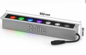 Arandela de pared lineal LED RGBW 600mm Iluminación decorativa de baja potencia - Product Image 6