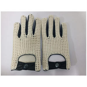 Guantes de carreras de coches transpirables de cuero personalizados con agarre mejorado no ignífugos para uso en deportes de motor al aire libre - Product Image 2